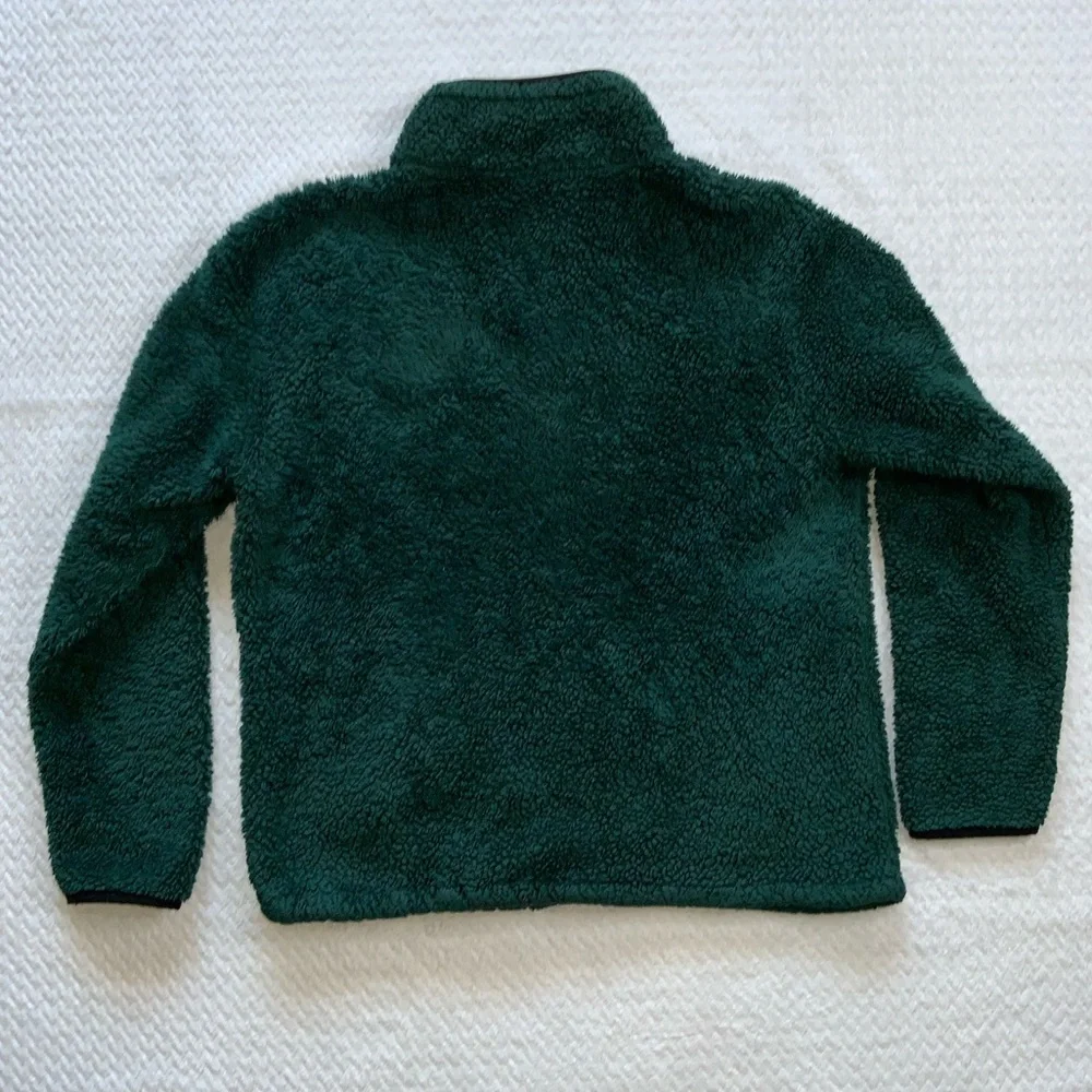 Victoria's Secret Pink Sharpa Faux Fur Quarter Zip Sweatshirt